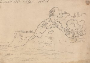 Posillipo Sahili, 16 Ekim by John Robert Cozens