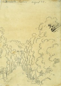 Woodland, bir izleme albümünden by John Robert Cozens