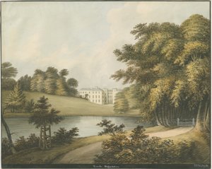 Enville Hall: suluboya resim, nd [19. yüzyıl]