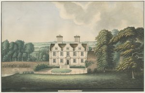 Pendeford Hall: suluboya resim, nd [19. yüzyıl]