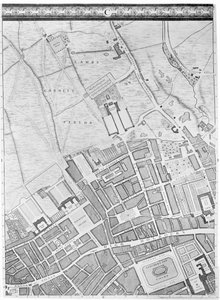 Bloomsbury ve Holborn Haritası, Londra, 1746