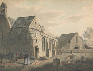 Kilise, Kilise Bahçesi ve Figürler (Mezarlık) by John Roe of Warwick
