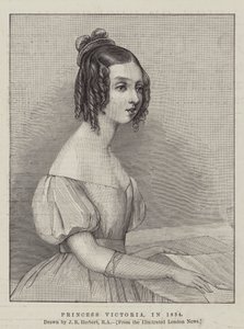 Prenses Victoria, 1834 yılında by John Rogers Herbert