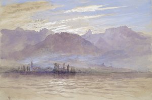 Vevey'de Kuzeydoğu Rüzgarlı İlkbahar Sabahı, Mayıs - Haziran 1849 veya 1 Mayıs 1869 by John Ruskin