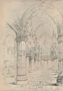Roslin Şapeli, 1838 by John Ruskin