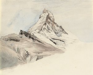 Matterhorn, İsviçre, Kuzeydoğudan, 1849