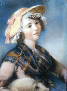 Domuzlu Kız (pastel)