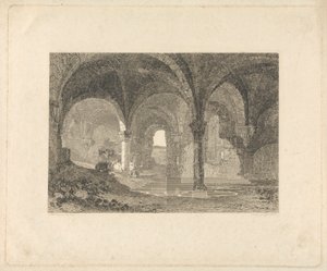Kirkstall Abbey, Yorkshire'daki Crypt