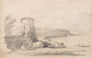 Köprü ve Kule, Richard Wilson'dan sonra by John Sell Cotman