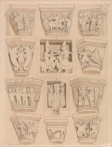Rouen, Normandiya yakınlarındaki Saint Georges de Bocherville Abbey Kilisesi