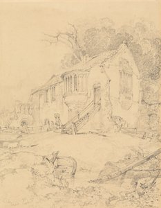 Castle Acre Manastırı, Norfolk by John Sell Cotman