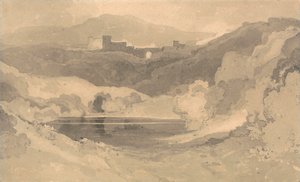 Bir Manzaradaki Kale by John Sell Cotman