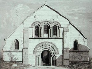 LEry Kilisesi, Pont de LArche yakınında, 1820