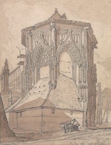 Saint Jacques'ın Doğu Yakası, Dieppe, Normandiya by John Sell Cotman