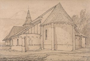 Rouen, Normandiya'daki St. Paul Abbey Kilisesi'nin Doğu Yakası by John Sell Cotman