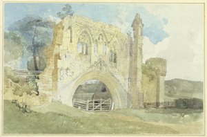 Kirkham Manastırı by John Sell Cotman