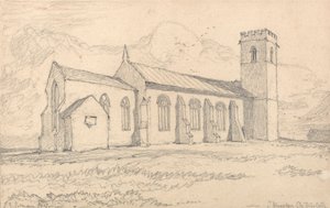 Kuzeydoğudan Knapton Kilisesi, Norfolk by John Sell Cotman