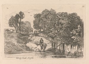 Liber Studiorum: Plaka 20, Felbrigg Heath, Norfolk by John Sell Cotman