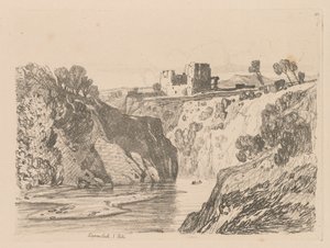 Liber Studio: Levha 27, Kilgarren Kalesi, K. Galler by John Sell Cotman