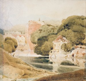 The Water Gate, York (kağıt üzerine sulu boya) by John Sell Cotman
