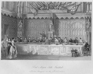 Lord Mayors Tablosu, Guildhall. 9 Kasım
