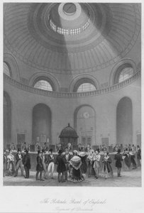 The Rotunda, Bank of England - Temettü Ödemesi, c1841
