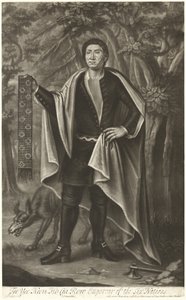 Tee Yee Neen Ho Ga Row, Altı Ulusun İmparatoru by John Simon after John Verelst