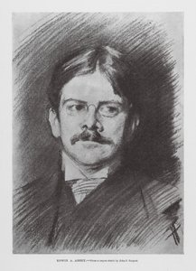 Edwin A Abbey (gravür) by John Singer (after) Sargent