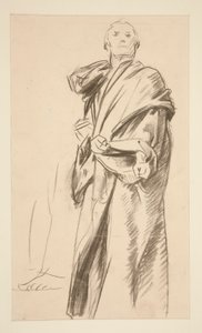 Dökümlü Ayakta Figür by John Singer Sargent