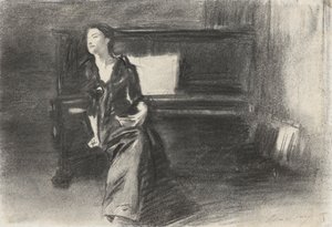Piyanodaki Bayan by John Singer Sargent