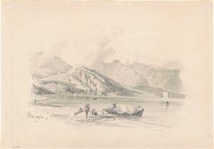 Lake Shore, Menaggio [recto], 1869. by John Singer Sargent