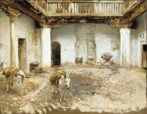 Mağribi Avlusu by John Singer Sargent