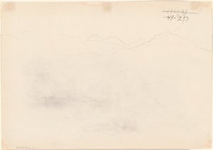 Dağlar [verso] by John Singer Sargent
