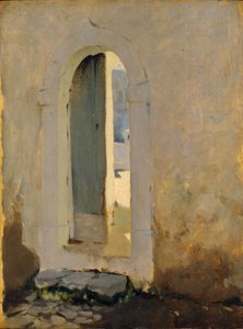 Açık Kapı, Fas, 1879-80 by John Singer Sargent