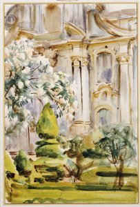 Saray ve Bahçeler, İspanya, 1912 by John Singer Sargent