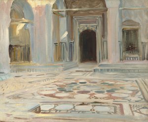 Kaldırım, Kahire, 1891. by John Singer Sargent