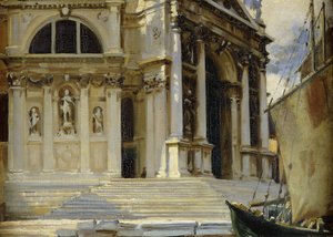 Santa Maria della Salute, Venedik, by John Singer Sargent