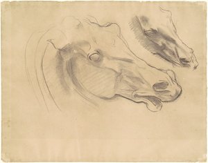 "Apollo Saatli Arabasında" Çalışmaları by John Singer Sargent
