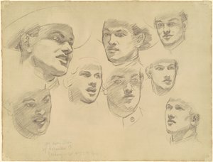 Savaşa Girme Çalışmaları, 1920-1922. by John Singer Sargent