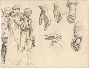 "Gazlı" için çalışmalar by John Singer Sargent