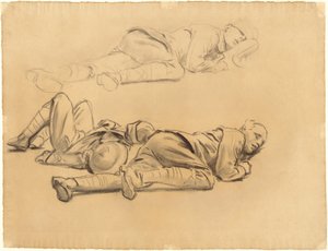 "Gazlı" için çalışmalar by John Singer Sargent