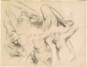 "Cennet" ve "Cehennem" Çalışmaları by John Singer Sargent