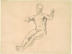 "Arion" için çalışma by John Singer Sargent