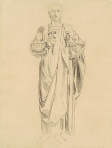 Kefaret Dogma Çalışması: Melekler Frizi [recto], 1895-1903. by John Singer Sargent