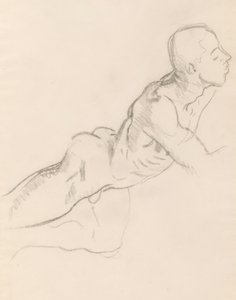 Eros ve Psyche için Eros Çalışması, kabartma süsleme, Rotunda, Güzel Sanatlar Müzesi, Boston by John Singer Sargent