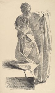 Bir Genç Adamın İncelenmesi. by John Singer Sargent
