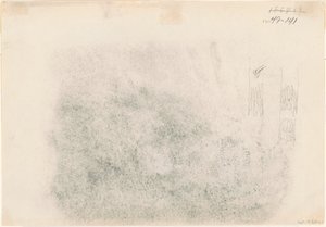 Ağaç Gövdeleri [verso], 1868-1869. by John Singer Sargent
