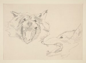 Bir Kurdun İki Görünümü by John Singer Sargent