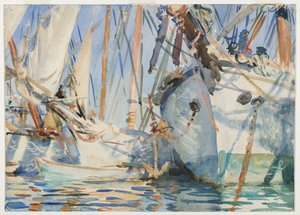 Beyaz Gemiler, c.1908 by John Singer Sargent