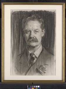 William Henry Grenfell, 1912 (kağıt üzerinde kömür) by John Singer Sargent